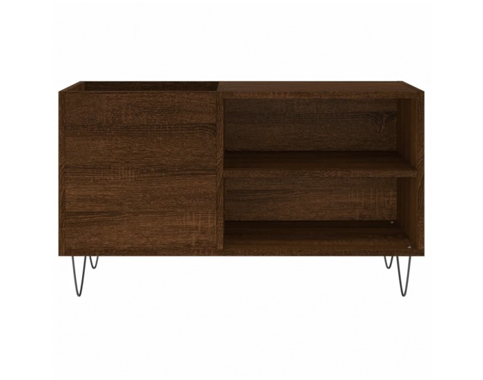 Sonata H Шкаф за винилови плочи кафяв дъб 85x38x48 см инженерно дърво