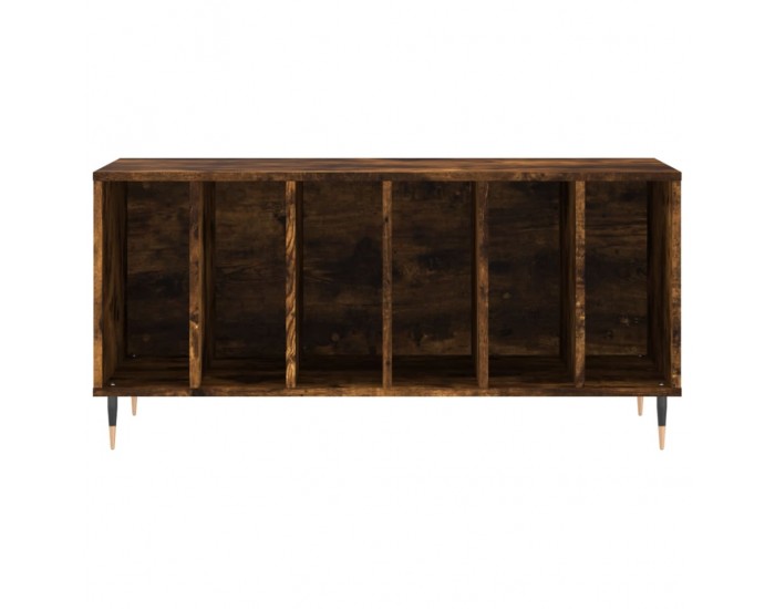 Sonata H Шкаф за винилови плочи опушен дъб 100x38x48 см инженерно дърво