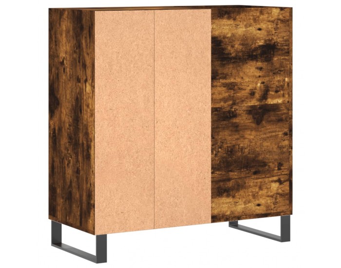 Sonata H Шкаф за винилови плочи опушен дъб 84,5x38x89 см инженерно дърво