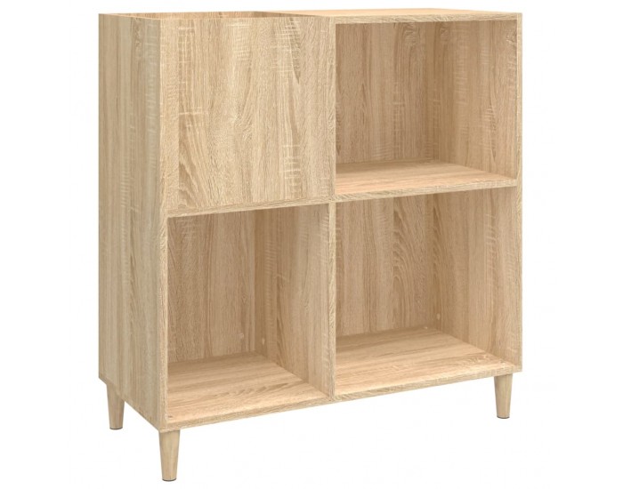 Sonata H Шкаф за винилови плочи сонома дъб 84,5x38x89 см инженерно дърво
