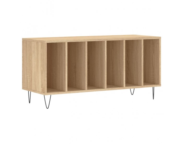 Sonata H Шкаф за винилови плочи сонома дъб 100x38x48 см инженерно дърво