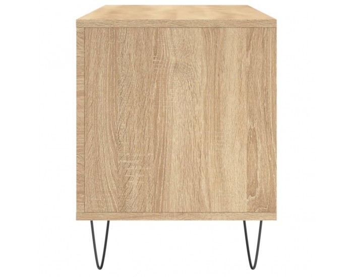 Sonata H Шкаф за винилови плочи сонома дъб 100x38x48 см инженерно дърво