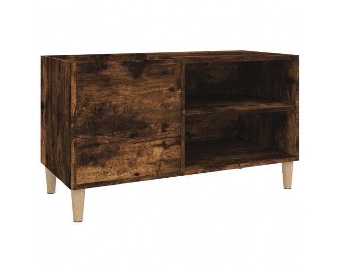 Sonata H Шкаф за винилови плочи опушен дъб 84,5x38x48 см инженерно дърво