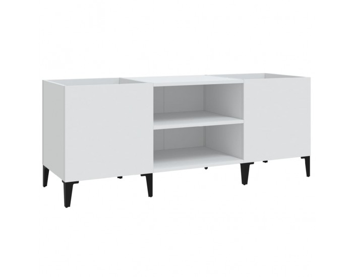 Sonata H Шкаф за грамофонни плочи бял 121x38x48 см инженерно дърво Sonata H Шкаф за грамофонни плочи бял 121x38x48 см инженерно дърво