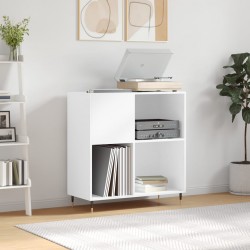 Sonata H Шкаф за грамофонни плочи бял 84,5x38x89 см инженерно дърво - ТВ шкафове