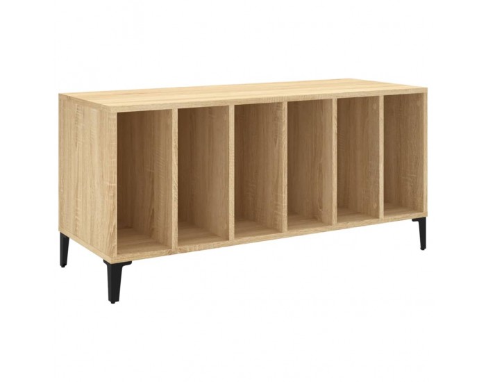 Sonata H Шкаф за винилови плочи сонома дъб 100x38x48 см инженерно дърво