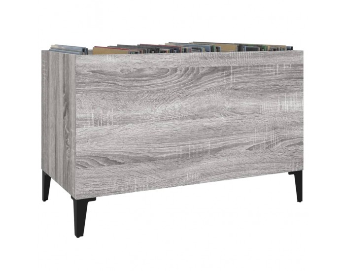Sonata H Шкаф за винилови плочи сив сонома 74,5x38x48 см инженерно дърво