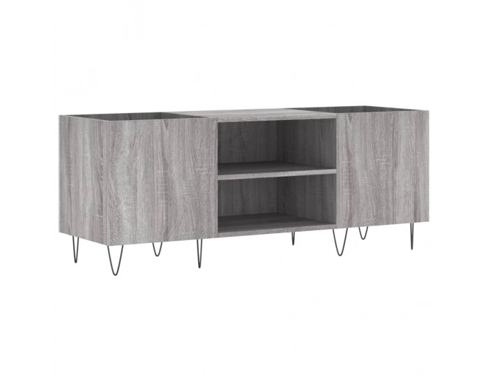 Sonata H Шкаф за винилови плочи сив сонома 121x38x48 см инженерно дърво