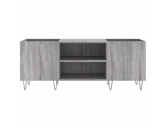 Sonata H Шкаф за винилови плочи сив сонома 121x38x48 см инженерно дърво