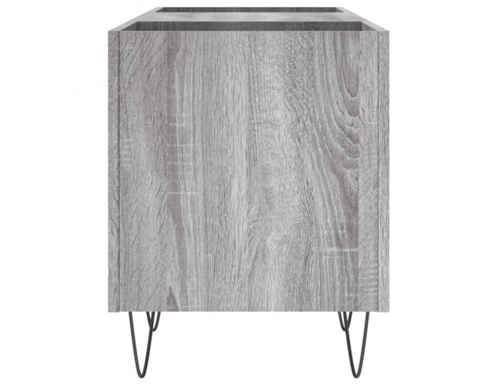 Sonata H Шкаф за винилови плочи сив сонома 121x38x48 см инженерно дърво