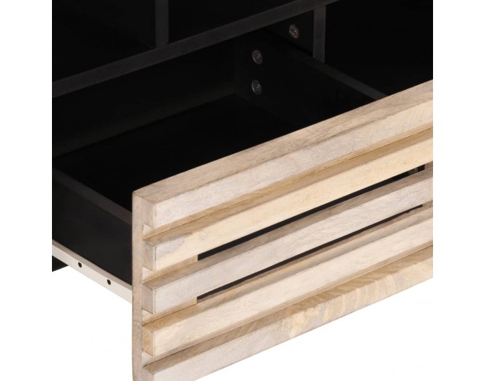 Sonata H ТВ шкаф, 100x34x46 см, мангово дърво масив