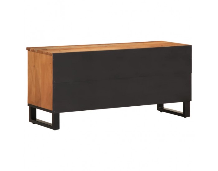 Sonata H ТВ шкаф, 100x34x46 см, масивно акациево дърво