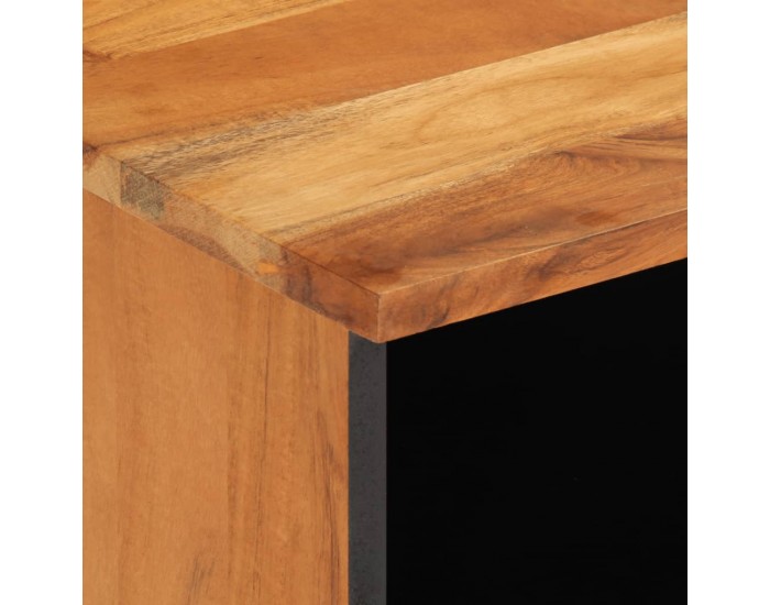 Sonata H ТВ шкаф, 100x34x46 см, масивно акациево дърво