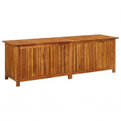 Sonata H Градинска кутия за съхранение 175x50x58 см акациево дърво масив - Външни съоражения