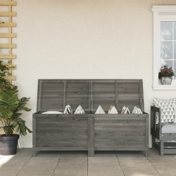 Sonata H Градинска ракла антрацит 150x50x56,5 см чам масив - Външни съоражения