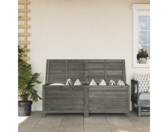 Sonata H Градинска ракла антрацит 150x50x56,5 см чам масив Sonata H Градинска ракла антрацит 150x50x56,5 см чам масив