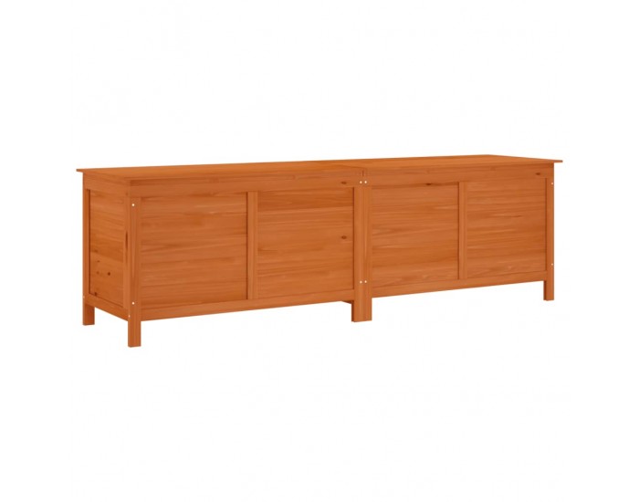 Sonata H Градинска кутия за съхранение кафява 198,5x50x56,5 см чам масив Sonata H Градинска кутия за съхранение кафява 198,5x50x56,5 см чам масив