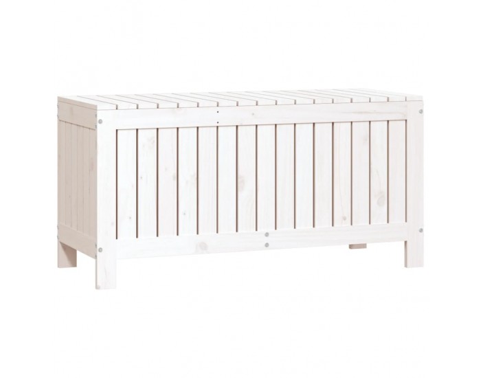 Sonata H Градинска кутия за съхранение, бяла, 108x42,5x54 см, бор масив Sonata H Градинска кутия за съхранение, бяла, 108x42,5x54 см, бор масив