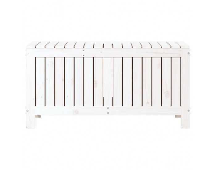 Sonata H Градинска кутия за съхранение, бяла, 108x42,5x54 см, бор масив Sonata H Градинска кутия за съхранение, бяла, 108x42,5x54 см, бор масив