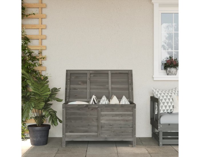 Sonata H Градинска ракла антрацит 99x49,5x58,5 см чам масив Sonata H Градинска ракла антрацит 99x49,5x58,5 см чам масив