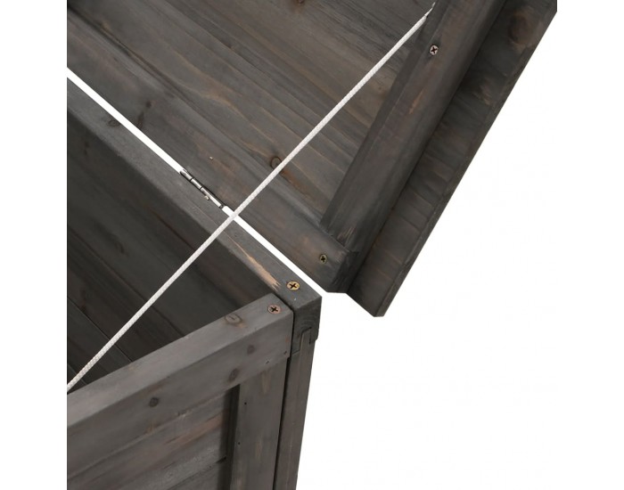 Sonata H Градинска ракла антрацит 99x49,5x58,5 см чам масив Sonata H Градинска ракла антрацит 99x49,5x58,5 см чам масив