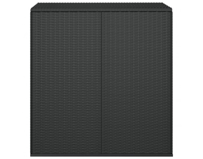 Sonata H Кутия за градински възглавници PE ратан 100x49x103,5 см черна