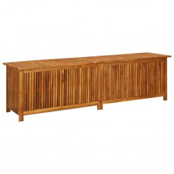 Sonata H Градинска кутия за съхранение 200x50x58 см акациево дърво масив - Външни съоражения