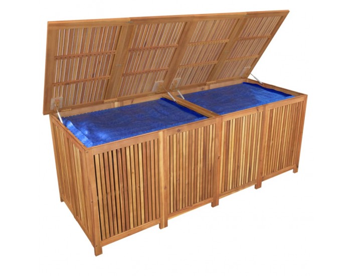 Sonata H Градинска кутия за съхранение 200x80x75 см акациево дърво масив