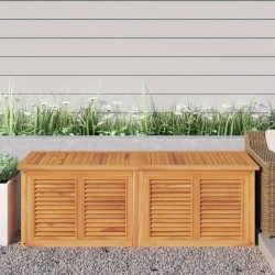 Sonata H Градинска кутия за съхранение с чанта, 150x50x53 см, тик масив - Външни съоражения