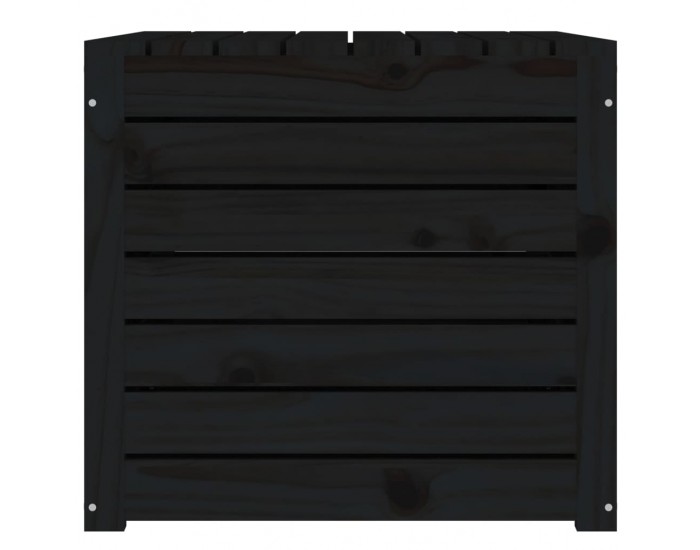 Sonata H Градинска кутия черна 101x50,5x46,5 см масивна борова дървесина Sonata H Градинска кутия черна 101x50,5x46,5 см масивна борова дървесина