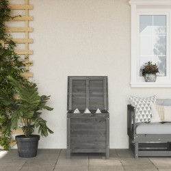 Sonata H Градинска ракла антрацит 50x49x56,5 см чам масив - Външни съоражения