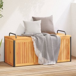 Sonata H Външна кутия за възглавници 110x45x42/53см акация масив стомана - Външни съоражения