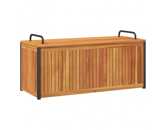 Sonata H Външна кутия за възглавници 110x45x42/53см акация масив стомана Sonata H Външна кутия за възглавници 110x45x42/53см акация масив стомана