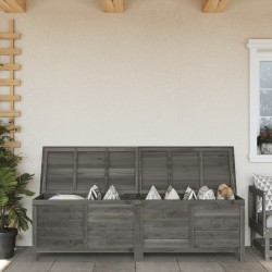 Sonata H Градинска ракла антрацит 198,5x50x56,5 см чам масив - Външни съоражения