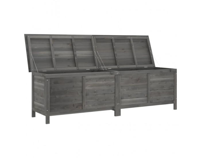 Sonata H Градинска ракла антрацит 198,5x50x56,5 см чам масив Sonata H Градинска ракла антрацит 198,5x50x56,5 см чам масив