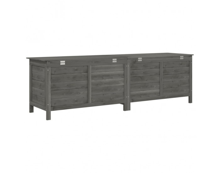 Sonata H Градинска ракла антрацит 198,5x50x56,5 см чам масив Sonata H Градинска ракла антрацит 198,5x50x56,5 см чам масив