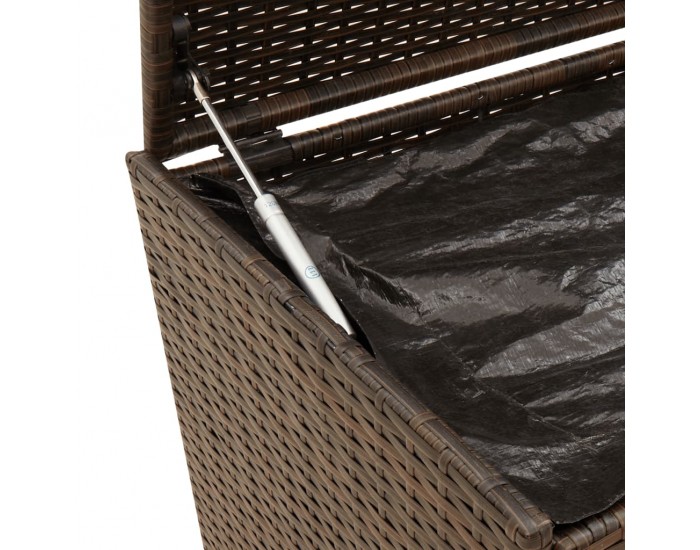 Sonata H Градински сандък за съхранение, кафяв, 283 л, полиратан Sonata H Градински сандък за съхранение, кафяв, 283 л, полиратан