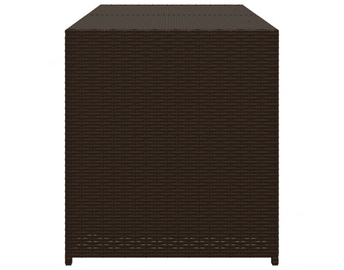 Sonata H Градински сандък за съхранение, кафяв, 283 л, полиратан Sonata H Градински сандък за съхранение, кафяв, 283 л, полиратан