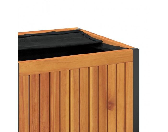 Sonata H Външна кутия за възглавници 45x45x45/53 см акация масив стомана