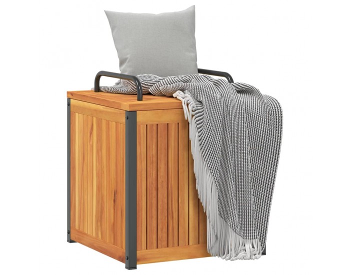 Sonata H Външна кутия за възглавници 45x45x45/53 см акация масив стомана