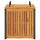 Sonata H Външна кутия за възглавници 45x45x45/53 см акация масив стомана