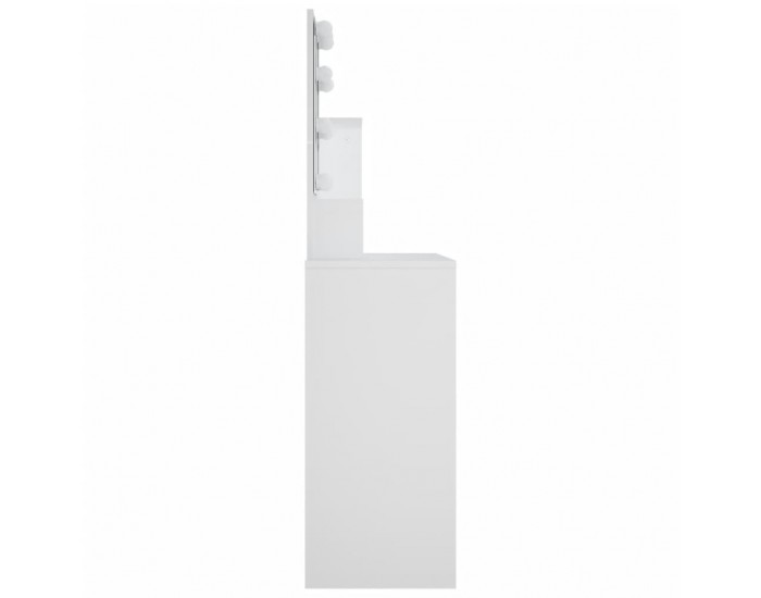 Sonata H Тоалетка с LED, бяла, 86,5x35x136 см Sonata H Тоалетка с LED, бяла, 86,5x35x136 см