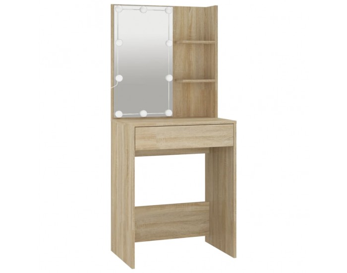 Sonata H Тоалетка с LED, дъб сонома, 60x40x140 см Sonata H Тоалетка с LED, дъб сонома, 60x40x140 см