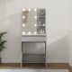 Sonata H Тоалетка с LED, сив сонома, 60x40x140 см Sonata H Тоалетка с LED, сив сонома, 60x40x140 см
