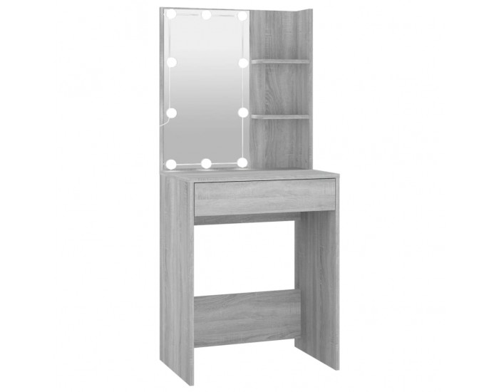 Sonata H Тоалетка с LED, сив сонома, 60x40x140 см Sonata H Тоалетка с LED, сив сонома, 60x40x140 см