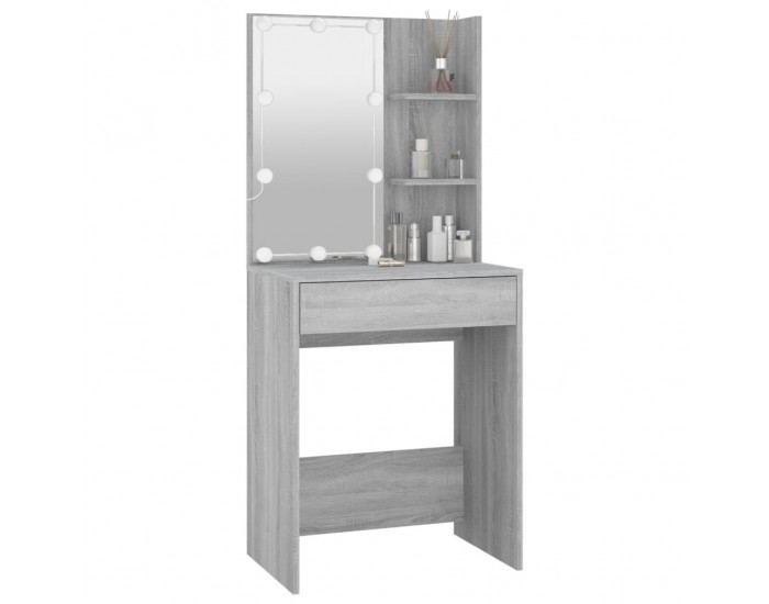 Sonata H Тоалетка с LED, сив сонома, 60x40x140 см Sonata H Тоалетка с LED, сив сонома, 60x40x140 см