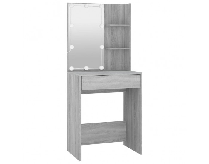 Sonata H Тоалетка с LED, сив сонома, 60x40x140 см Sonata H Тоалетка с LED, сив сонома, 60x40x140 см