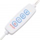 Sonata H Тоалетка с LED, кафяв дъб, 74,5x40x141 см