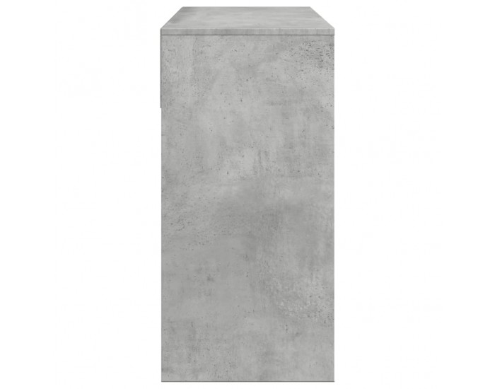 Sonata H Тоалетка с огледало, бетонно сива, 80x39x80 см