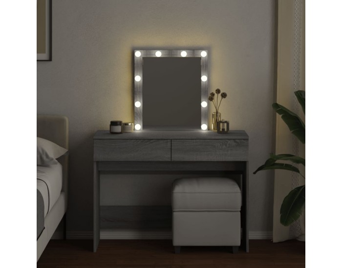 Sonata H Тоалетка с LED, сив сонома, 100x40x130 см Sonata H Тоалетка с LED, сив сонома, 100x40x130 см